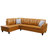Beverlys 97" Wide Faux Leather Sofa & Chaise with Ottoman-187507577-173053580