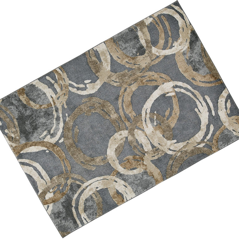 Geometric Indoor Rug, Rectangle 8' x 10'