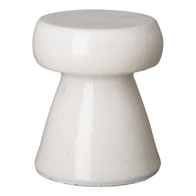 Leyla Ceramic Garden Stool by Rosecliff Heights