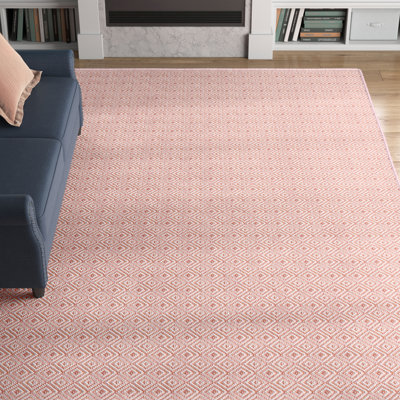 Hukill 230 Area Indoor/Outdoor Area Rug In Terracotta / Ivory