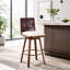 Tabouret de bar pivotant d'intérieur avec structure en métal