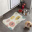 Abstract Happy Art - Tapis d'alimentation en os 1 pièce
