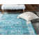 Tapis bleu Yareli