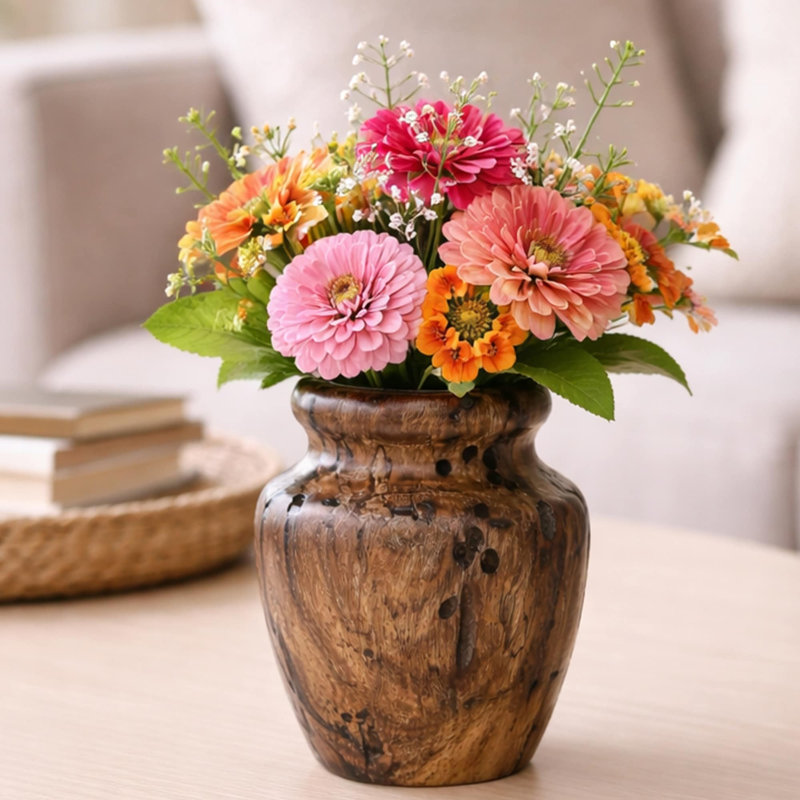 Vase de table avec ampoule Eangee