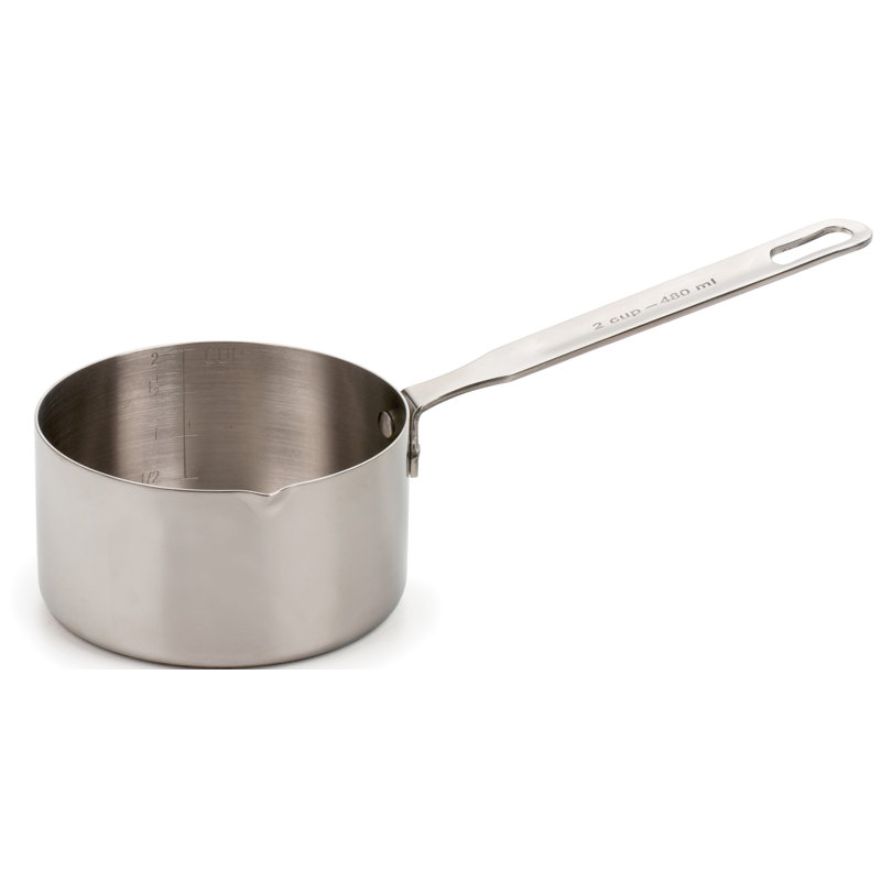 Tasse à mesurer en acier inoxydable RSVP International, 9,75 po