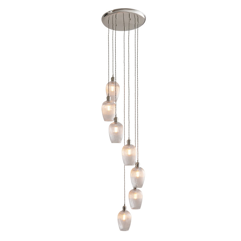 Alans 7 - Light Chandelier, Nickel