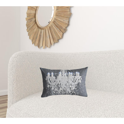 Housse de coussin rectangulaire en polyester 