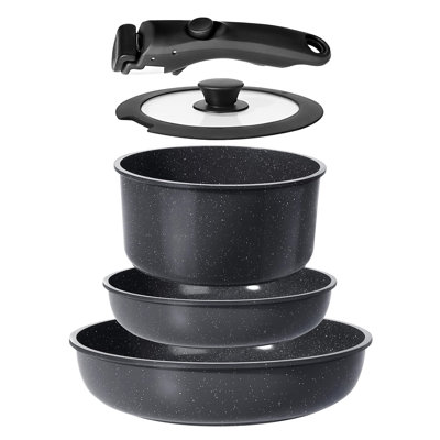 5 - Piece Aluminum Cookware Set
