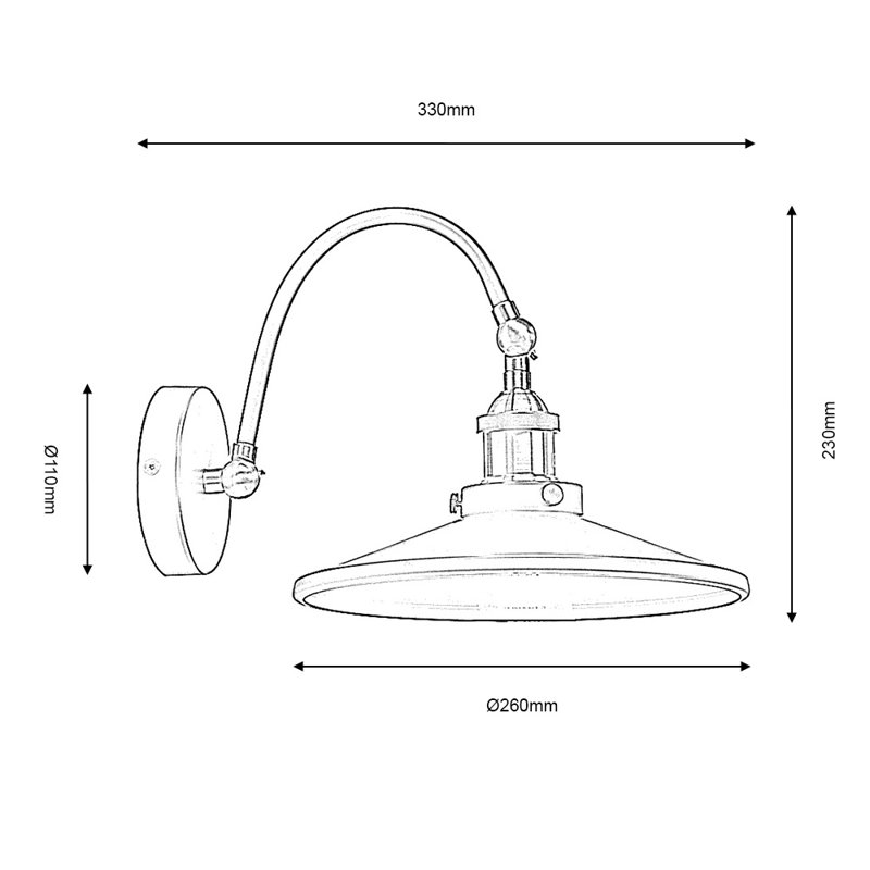 Blairstown Armed Sconce