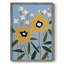Impression sur bois Woodblock Floral II - bois massif 47904-734919781
