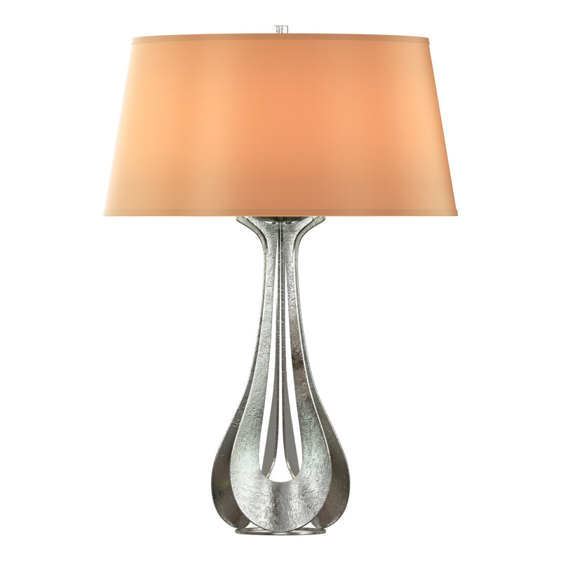 Lampe de table 25,3 po Lino, Lin, Argenté