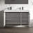 Lunea 48'' Double Bathroom Vanity with Resin Top-1960463286