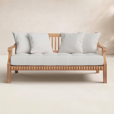Leona 68" Teak Patio Daybed