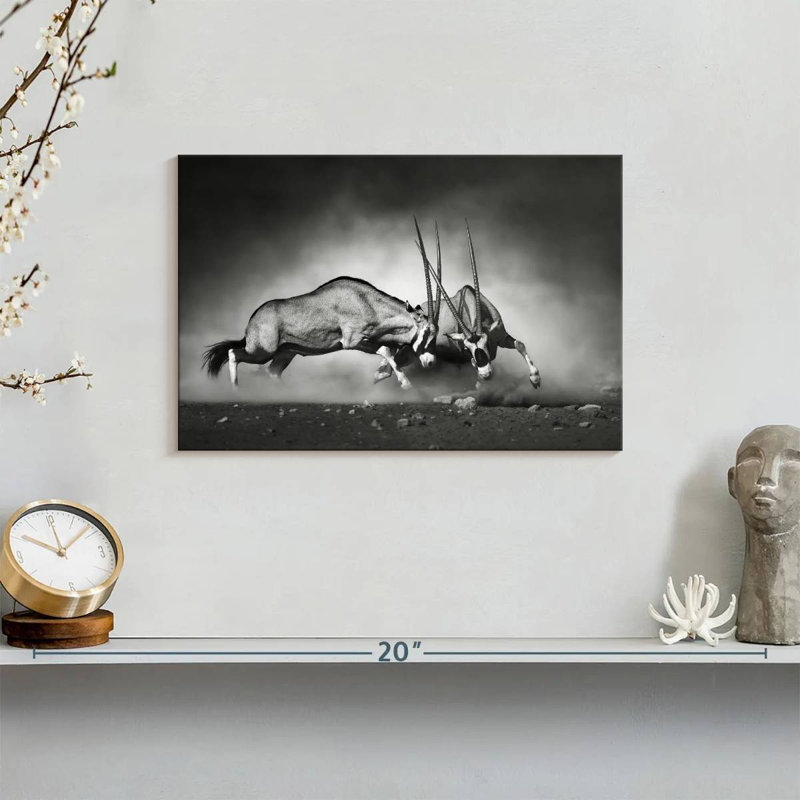 Brampt Wildlife Combat, 8" H x 12" W