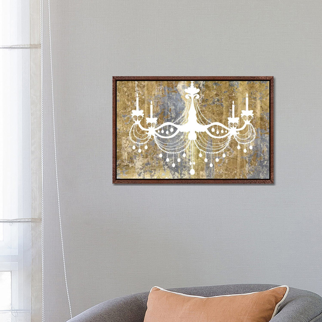 Leinwandbild Gilded Chandelier von Wild Apple Portfolio