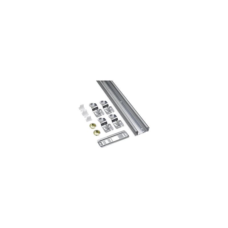 Ensemble de quincaillerie de porte de dérivation V771, H 2 po x l 4 po x P 48 po