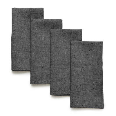 100% Pure Linen Dinner Napkins - Athena