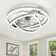 Hagensee 24" DIY Shade Reversible Ceiling Fan with Dimmable LED Light and Remote