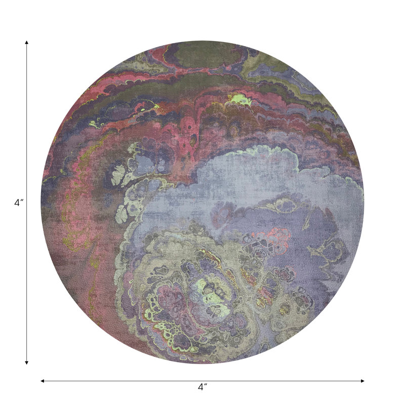 Sous-verres ronds en cuir taupe Agate, Taupe