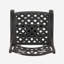 Tabouret pivotant en fonte d'aluminium