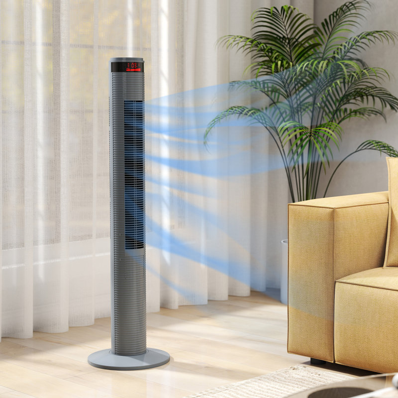 Tower Fan, Grey