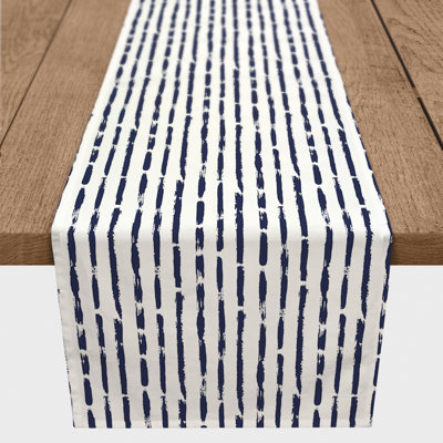 Zaki Painted Strokes Table Runner