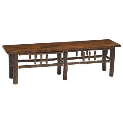 Banc en bois de hickory