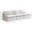 Canapé modulaire sans accoudoirs en velours de 105 po Atis-1927116223