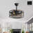 20" Kinzel 8 - Blade Caged Ceiling Fan with Light Kit Included-980972530-980972528