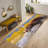 Chic Non-Woven Thin Type Printed Rug Featuring a Striking Geometric Design and Rich Color Palette for a Stylish Touch in Any Home Decor Setting-126243683