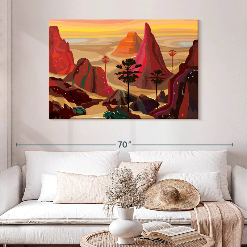 Paysage Alvord, H 32 po x l 48 po