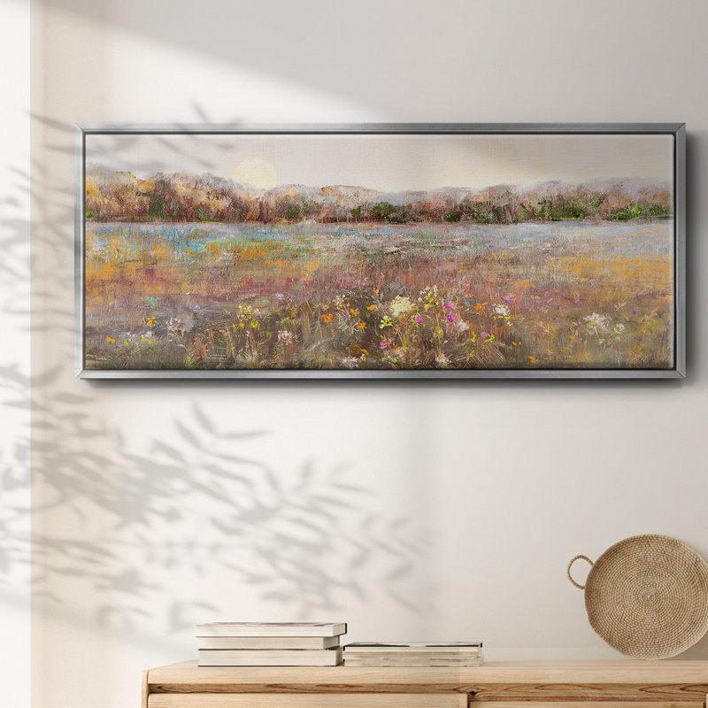 Meadow Moonrise- Framed Canvas