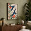 Kingfishers in Bloom Botanical - Wrapped Canvas-1552311307-1552311314