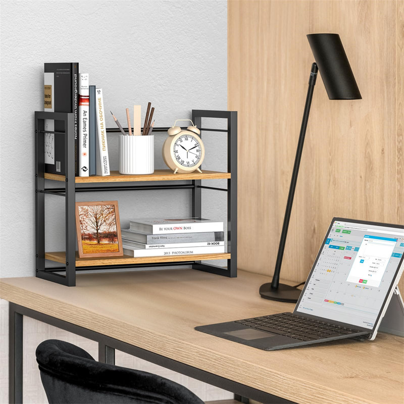 Desk Organiser, Black/Beige