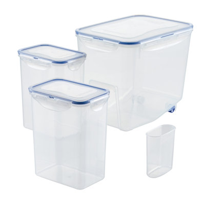Food Storage - Set of 3 Containers and 3 Lids