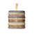 Blue/White/Natural Wood 