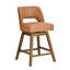 Tabouret de bar pivotant en similicuir Bisto-1251283862-1251283871