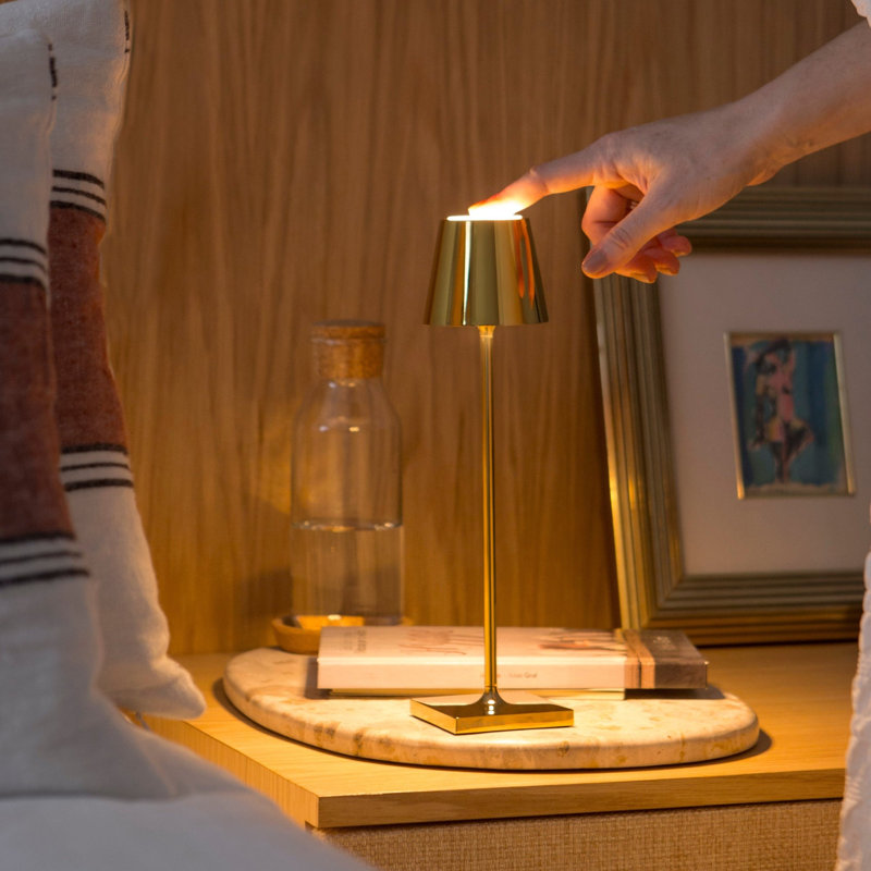 Poldina Pro Micro Table Lamp, Glossy Gold