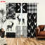 Ensemble de rideaux de fenêtre rustique 2 pièces Camo-1649533806