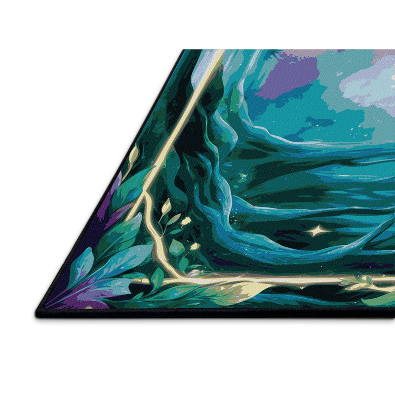 Twilight Branches Rug, Square 5'