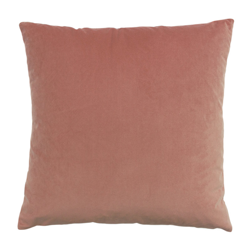 Floral Square Cushion, Blush/Navy