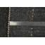 Tapis anthracite foncé de style Gabbeh 5 x 5 avec des accents de couleur délicate