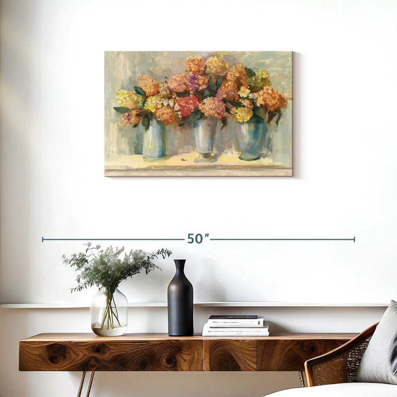 Bouquets d'hortensias d'automne Harnek, H 20 po x l 30 po