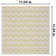 Art Deco Manhattan 12" x 12" Porcelain Patterned Wall & Floor Tile