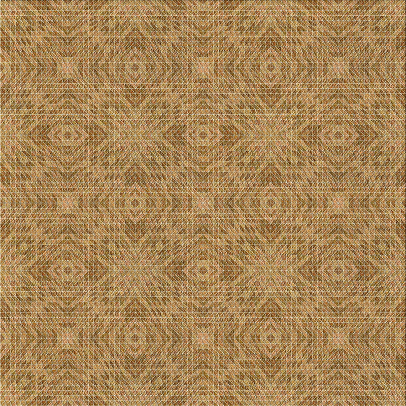 Tapis décoratif brun clair Sargeant, Carré 6 pi