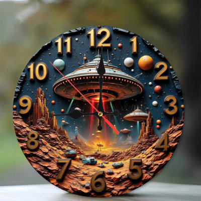 Horloge murale Alien