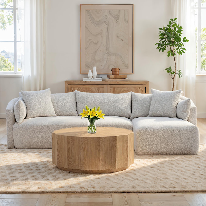 Tamsin Rubberwood Coffee Table, Natural