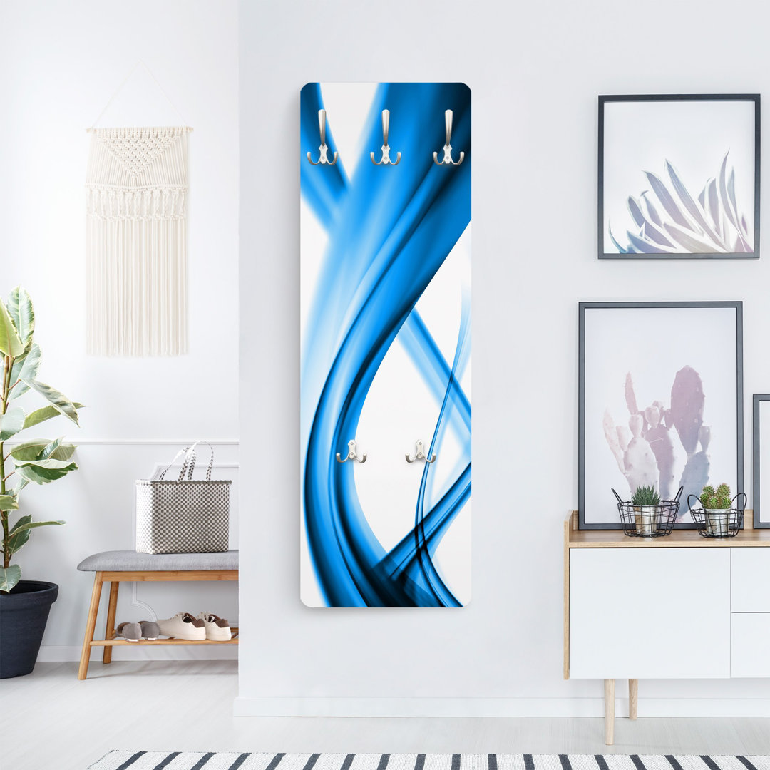 Wandgarderobe Blue Element Abstrakt