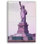 Art mural sur toile Liberty in Violet - Modern Pop Vintage Statue of Liberty