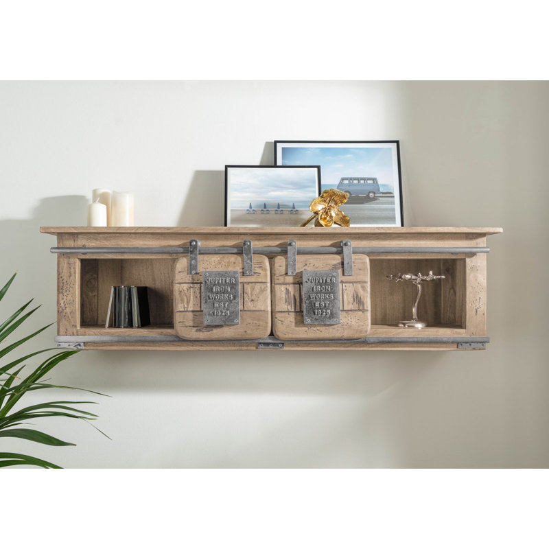 Railway Floating Shelf, Beige